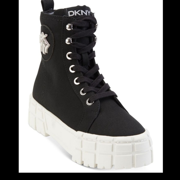 DKNY New Slip-on Combat Booties - Picture 2 of 12